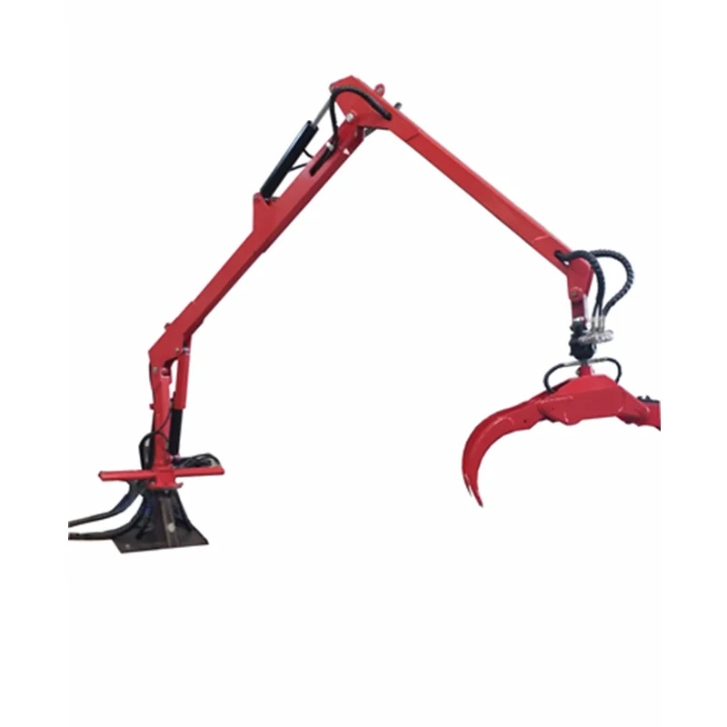 Max Reach 6.5m RC6500 Hydraulic Lifting Crane/ Mini Grua / Grue Grumes With Extension Boom