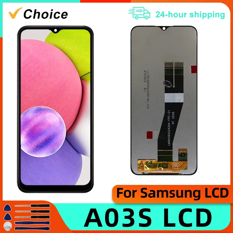 Choice IPS For Samsung Galaxy A03S LCD Display A037F Touch Screen Digitizer For Galaxy A03S Display SM-A037M Replacement Parts