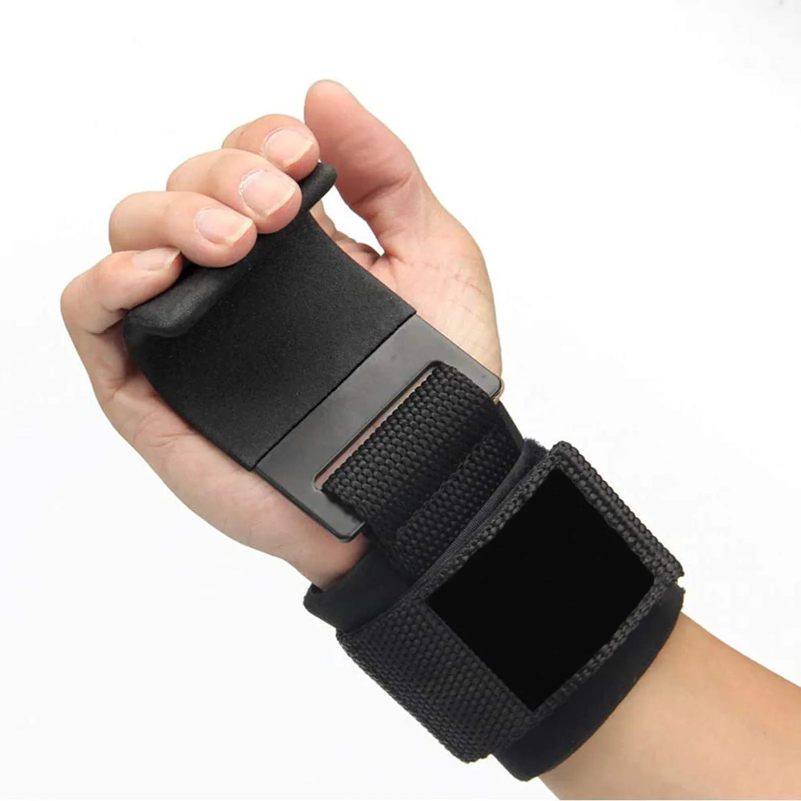 Thumb Hoop Wrist Wrap Hooks Widening Wrist Wrap With Hook for Pull-up Bench Press Dumbbells