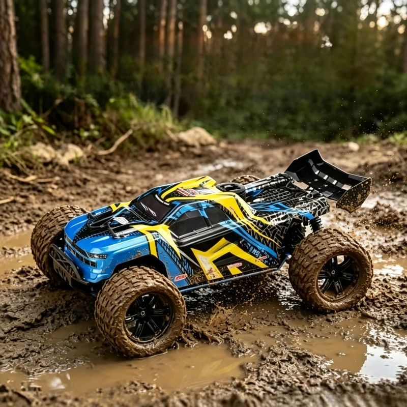 RH821 1/18 Scale 4WD Off-road Nitro RC Car Equipped with An SH.21 Engine Professional High-speed Racing Car for Adults