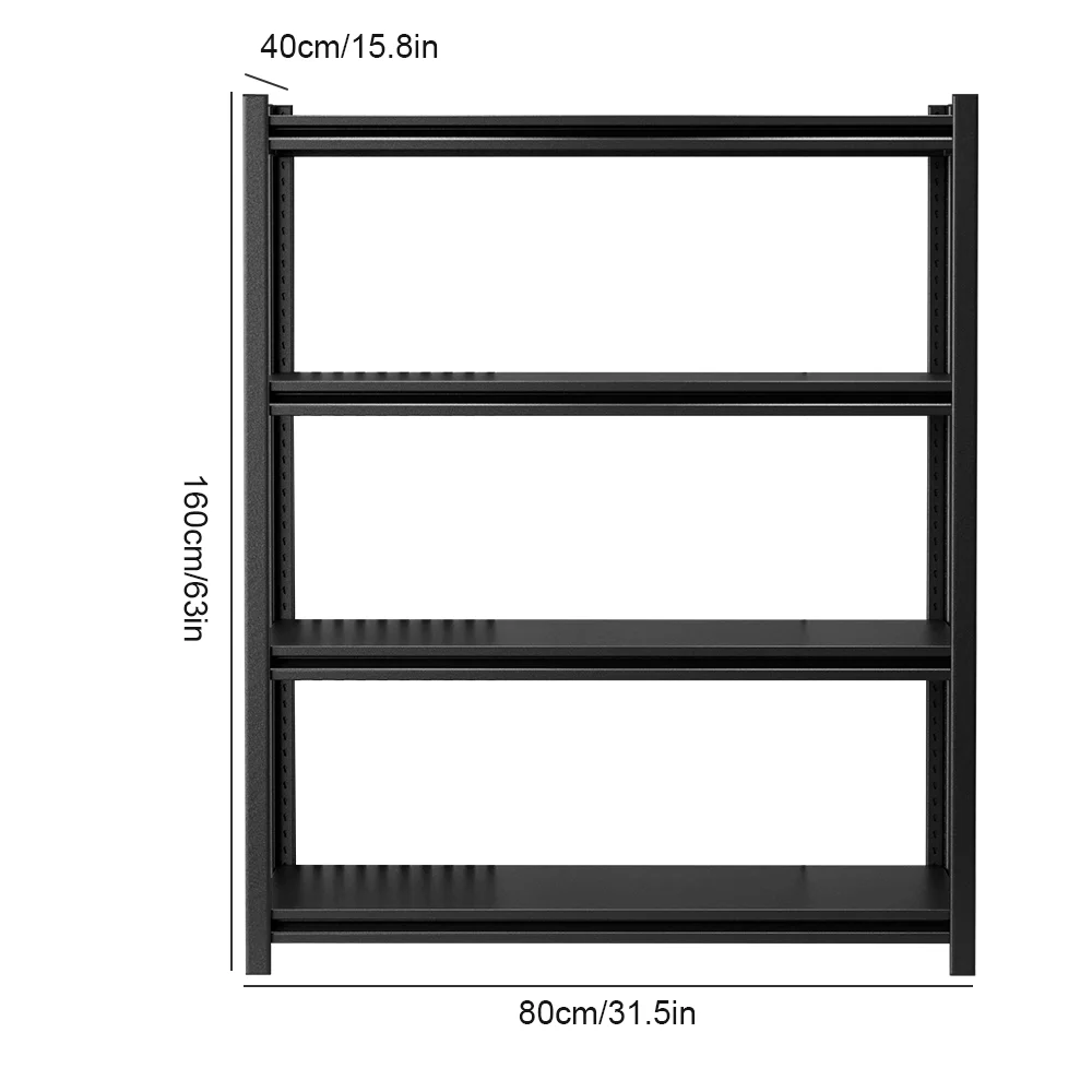 2/3/4 Tiers Metal Storage Rack Home Organization and Storage Heavy Duty Adjustable Shelf Boltless Storage Unit Display Rack image 3
