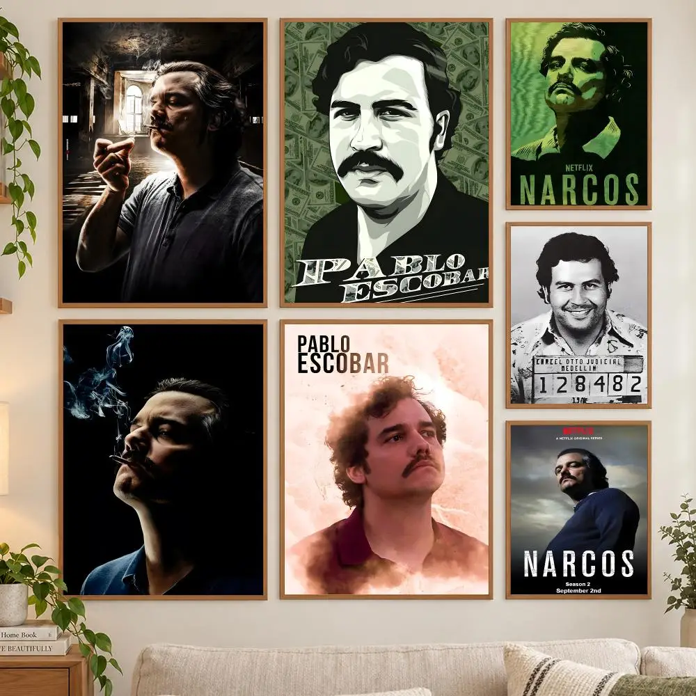 Pablo Escobar Poster HD art sticky wall waterproof home living room bedroom bar aesthetic decoration