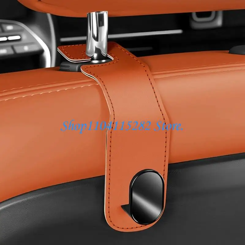 Car Bag Hook for Headrest Posts with Close-Seat Form for Daily Driving and Carry Item Storage in the Back