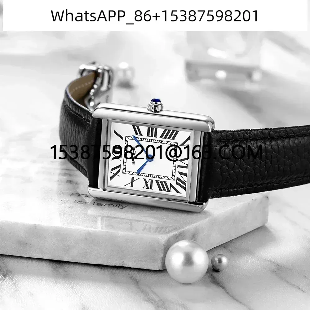 1108 New Roman Scale Couple Quartz Watch Belt Fashionable Trend Waterproof Simple Creative Quartz Men's and Women's Watch