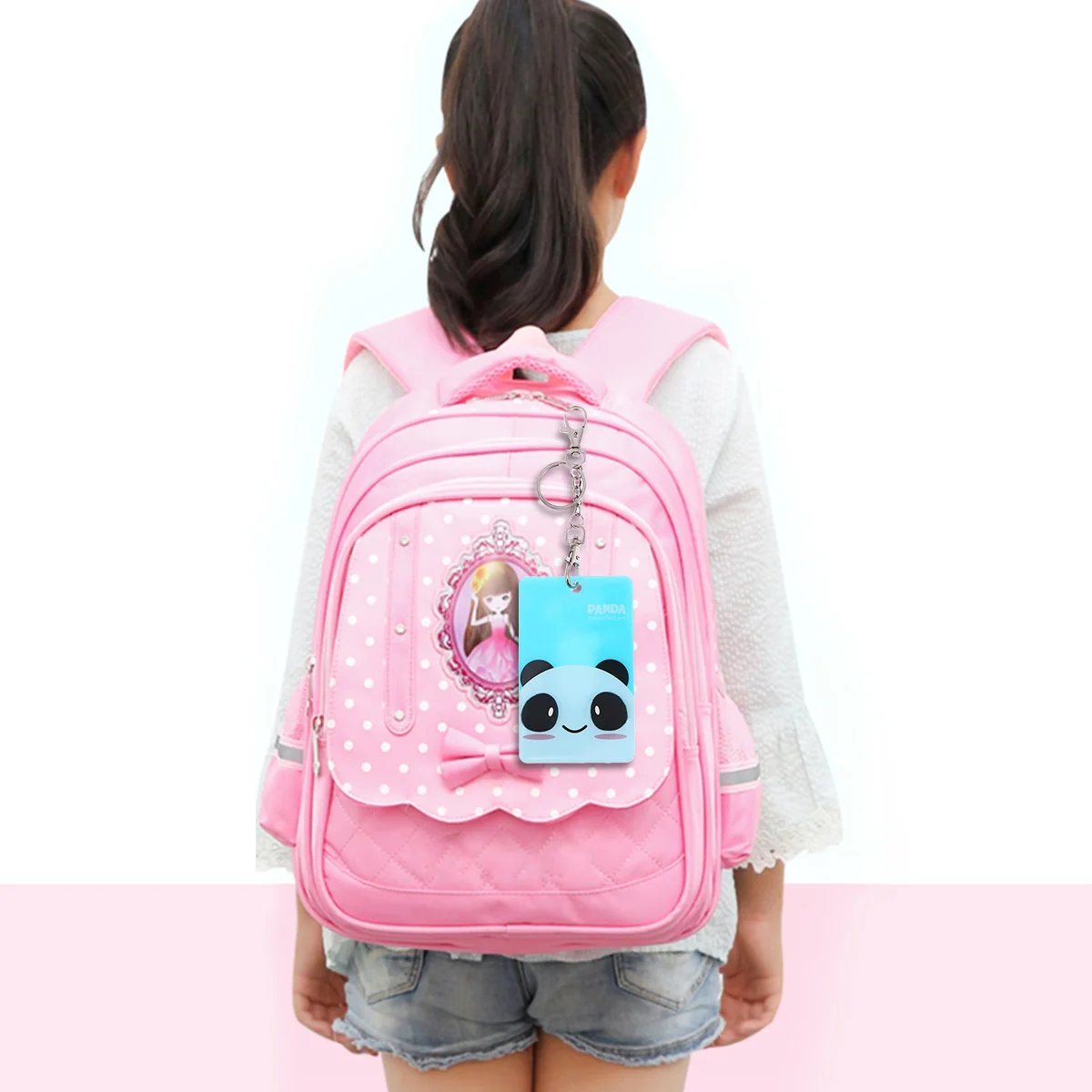 الإبداعية الكرتون الأخضر مترو الانفاق حامل بطاقة الائتمان المفاتيح مادة PVC سهلة التنظيف الحجم المحمول #1