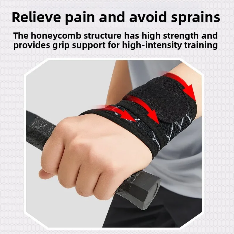 Professional Men's Sports Wrist Guard Tendon Brace Anti-Sprain Wrap Support for Basketball Tennis Badminton Training
