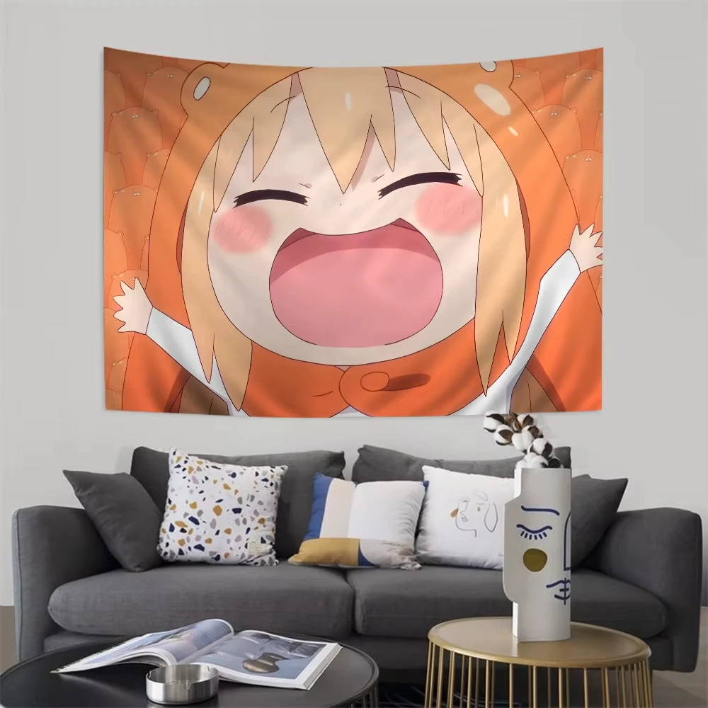 لطيف أومارو تشان لتقوم بها بنفسك قماش مزخرف جداري الهبي زهرة جدار السجاد النوم ديكور جدار ديكور فني غرفة المعيشة الديكور غرفة نوم قماش صوفي