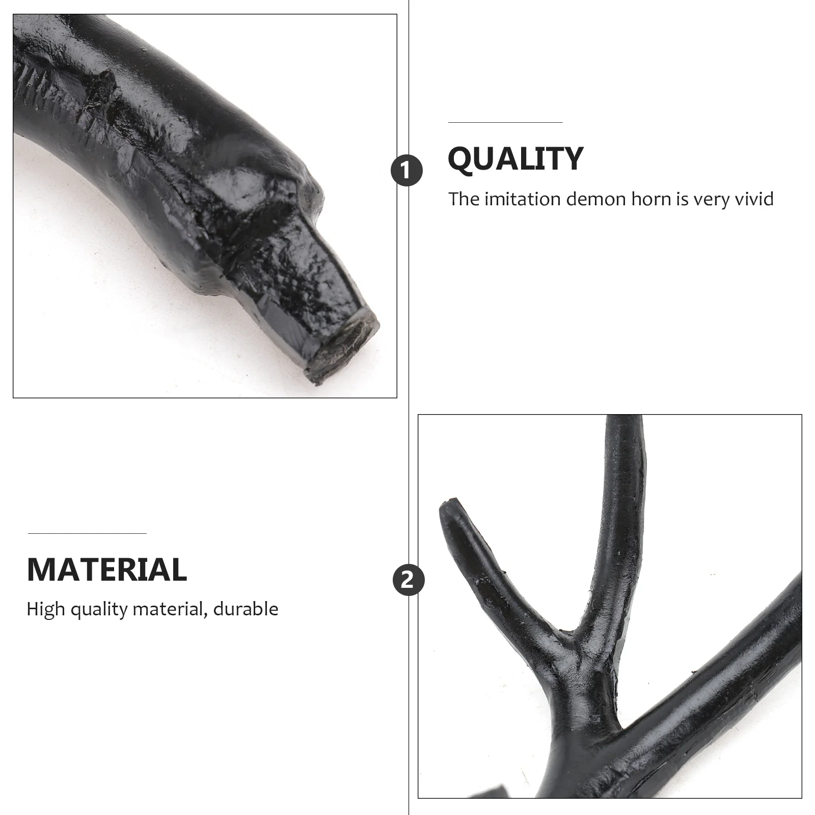 

1Pair Deer Horn Headdress DIY Accessory Novelty Costume Party Hairband Decor Deer Horn Hairbands Carnival Party Hair DIY Prop