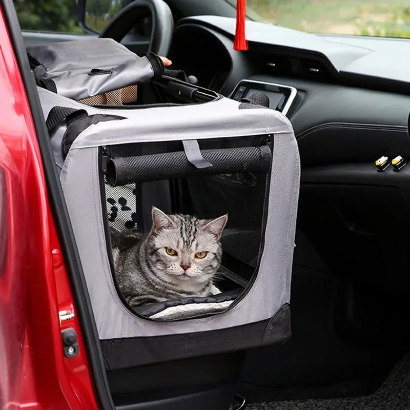 

Large Dog House Cage Pet Mat Foldable Portable Pet Tent Dog