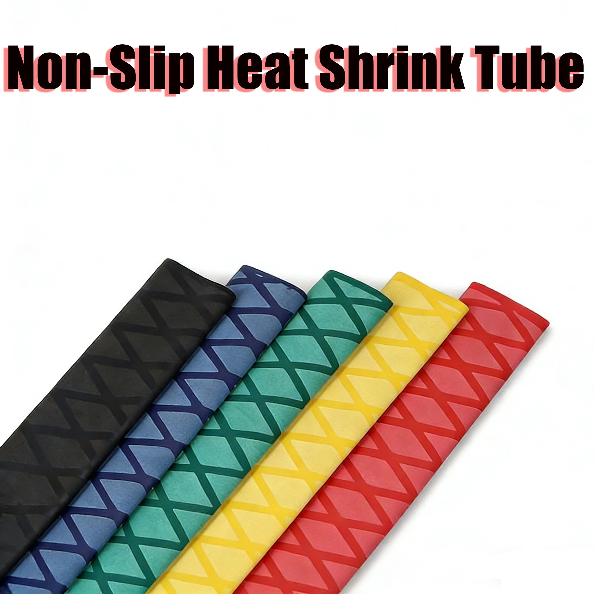 Non-slip Heat Shrink Tube Dia15 18 20 22 25 28 30 35 40 45 50mm Fishing Rod Handle Insulated Waterproof Racket Handle Grip 1/2/5