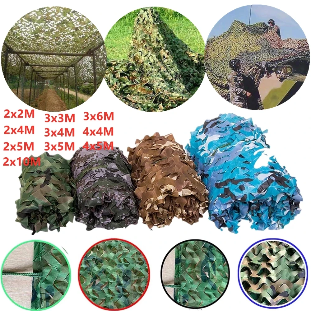 

camouflage net Hunting camouflage net Garden gazebo net Car awning White blue green black jungle desert color