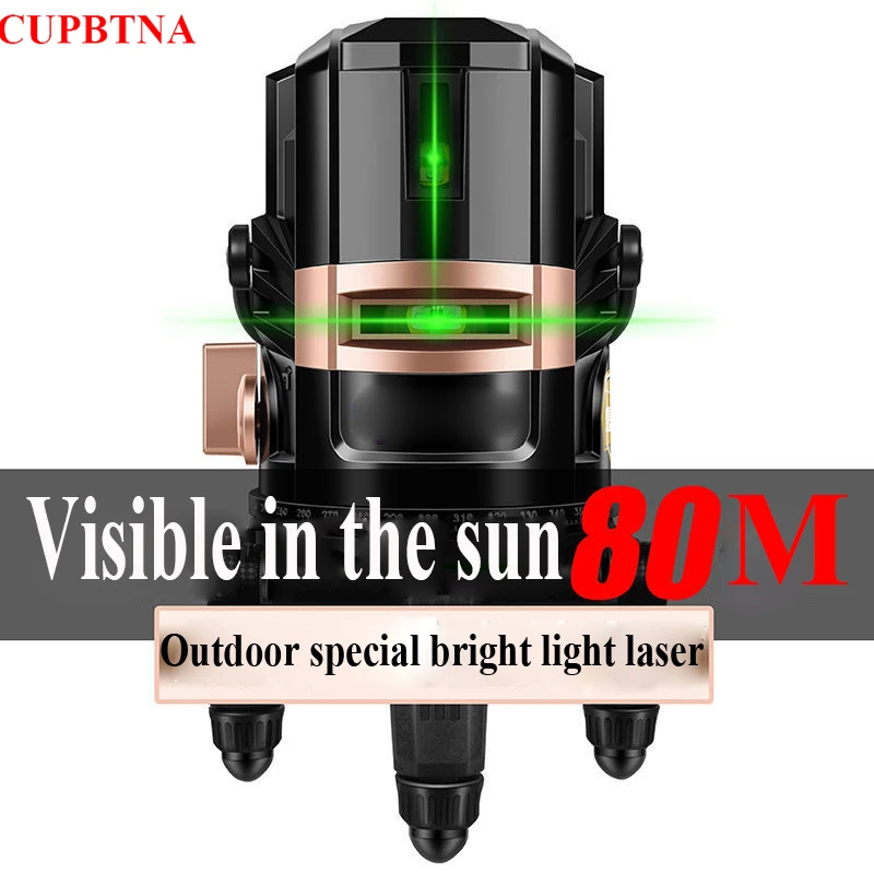 Imagem -02 - Auto-nivelamento Super Horizontal e Vertical Cross Line Ferramentas de Medição Controle Remoto 4d Blue Light Level Alta Qualidade Line