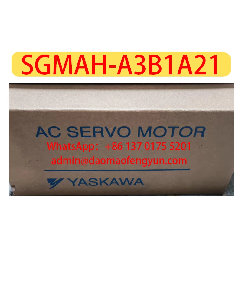 

SGMAH-A3B1A21 Brand New Servo Motor SGMAH A3B1A21，Fast shipping