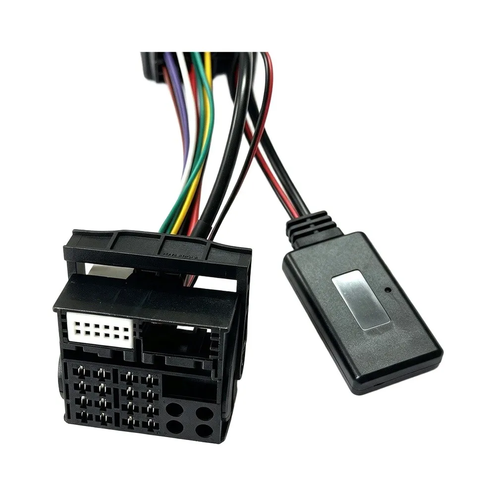 12 Pin Car Stereos Wireless Audio Wiring Kit Replacement Cable With Microphone For Skoda RCD510 RNS510 RCD310 Head Unit