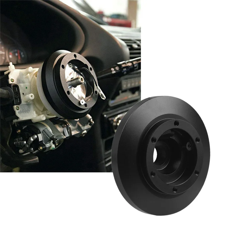 

Powerful Steering Wheel Short Hub Adapter Boss Kit Short Steering Wheel Hub Adapter For 91-98 BMW E36 M3 318 328I 325I Z3 E39 85