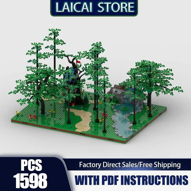 

City Street View Moc Building Blocks Forest Hideout -40567 Model Technology Bricks Famous Sence DIY Assembly Holiday Toy Gifts