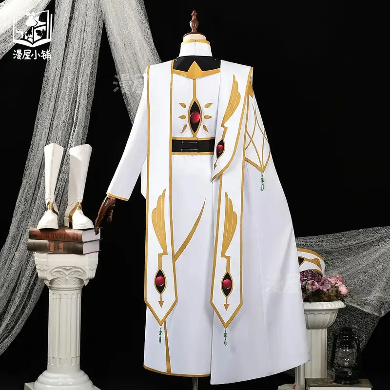 

CyAnime Geass Lelouch vi Britannia Lelouch Cosplay Costume Lulu Lelouch White Emperor Outfit Code Role Play Wig Shoes Hallowmas