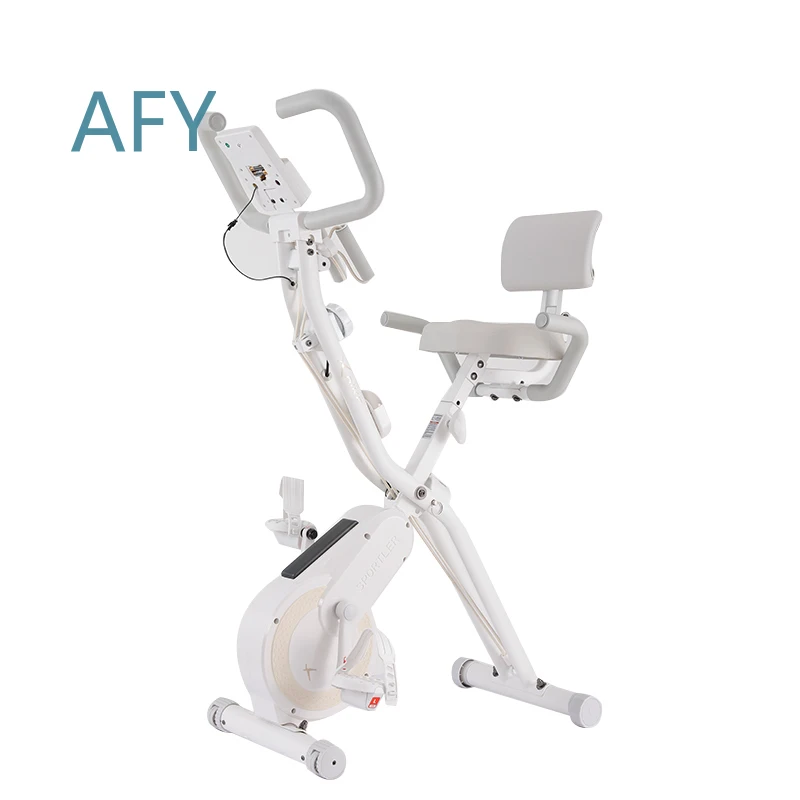Magnetic Resistance Exercise Bike for Home Use Folding Stationary Bike for Cardio Training Indoor Cycling Bike for Fitness