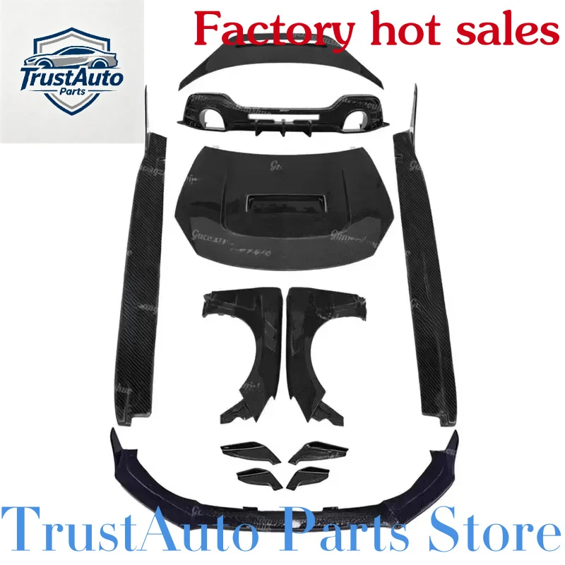 

Bestselling ProductsHigh Quality Dry Carbon Fiber Cmst Style Body Kit Front Lip Rear Spoile Side Skirts Tail Wing Hood Cover