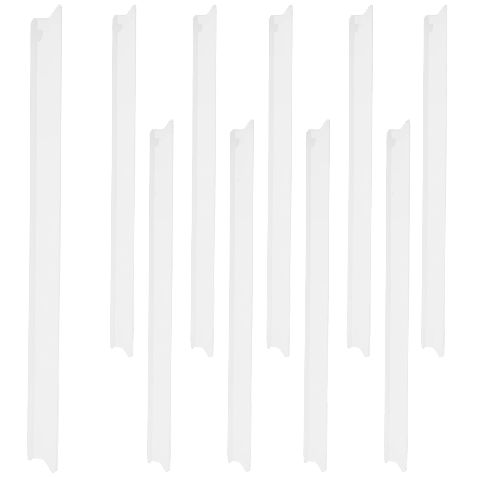 

10pcs Window Silicone Replacement Blades Refill Wiper for Cleaner Double Window Squeegee Silicone Refill Glass Scraper