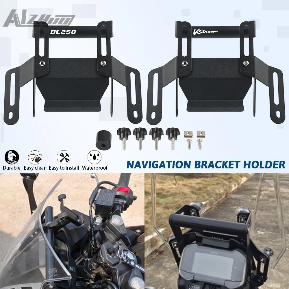 For SUZUKI Vstrom 250 Vstrom V strom DL250 V-strom250 Phone Holder Windshield Lifting Adjustment Support GPS Navigation Bracket