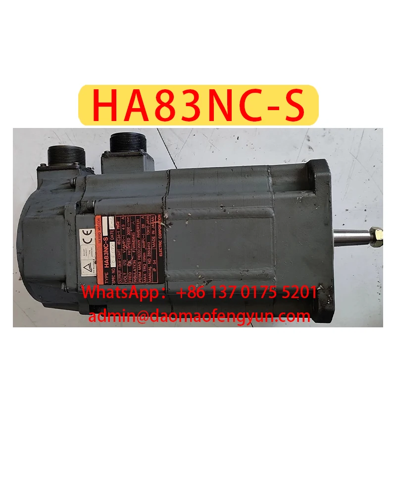 Servo motor usado HA83NC-S testado ok, envio rápido