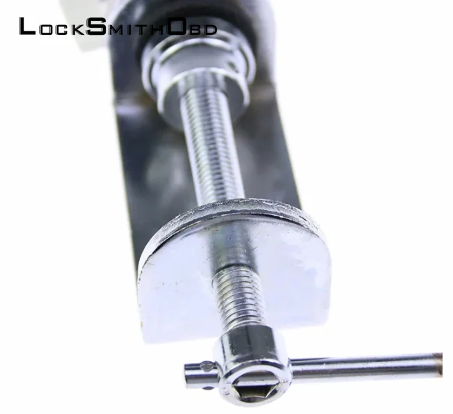 LOCKSMITHOBD Adjustable Locksmith Tool Softcover Type Practice Lock Tool Vise Clamp Fix On Table or Practise Picking