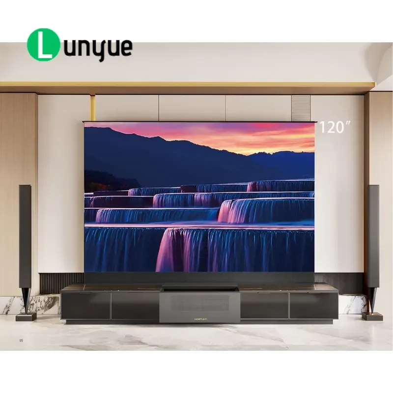 Modern Solid Wood TV Cabinet Space Saving Storage Unit Beautiful Design Living Room Furniture Console Table