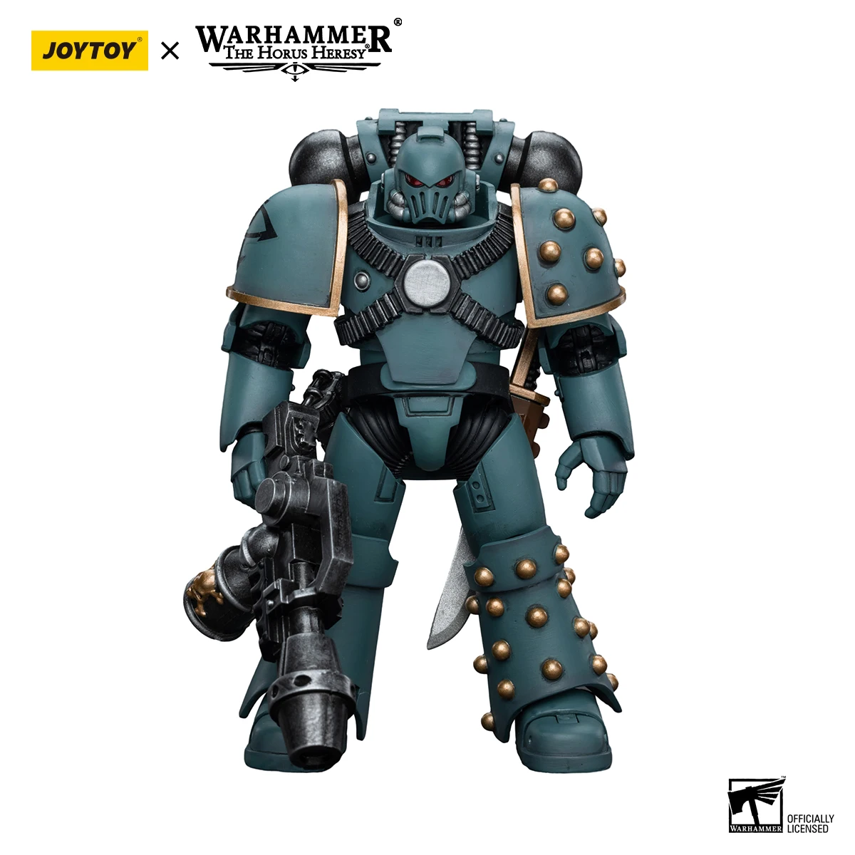 

JOYTOY 1/18 Action Figure Warhammer 40K Sons of Horus MKIV Tactical Squad Legionary with Flamer Anime figures Toys Model