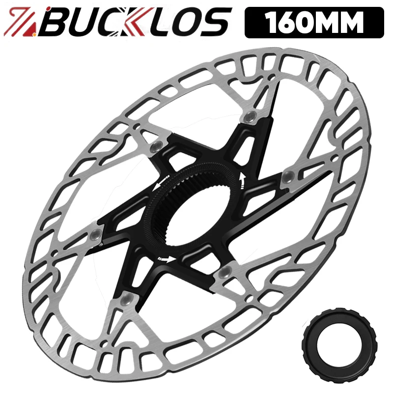 

BUCKLOS RT-MT760 Centerlock Disc Brake Rotor 160mm MTB Hydraulic Brake Disc Road Mountain Bike Brake Disc Rotor Cycling Parts