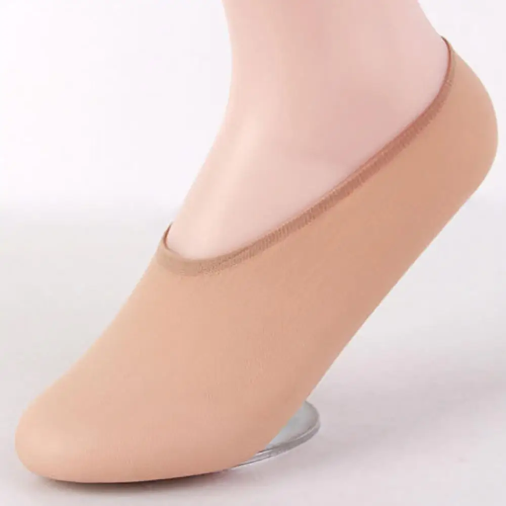 Women Secret Socks Silky Breathable Silicone Socks Anti-Slip Low Cut Invisible Summer Socks