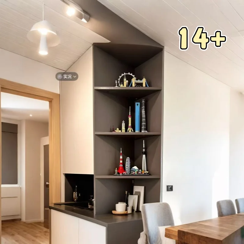 En stock Berlin Venise Tokyo Londres Shanghai San Francisco Chicago Blocs de construction de villes Jouets pour adultes et enfants Cadeaux