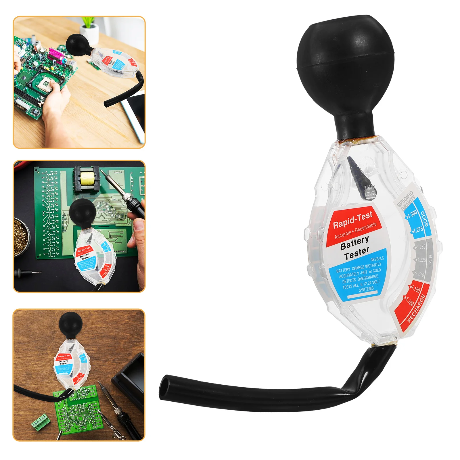 

Car Tester Hydrometer Tool High Precision Density Testing Equipment Portable Electrolyte Analyzer For Car Batteries