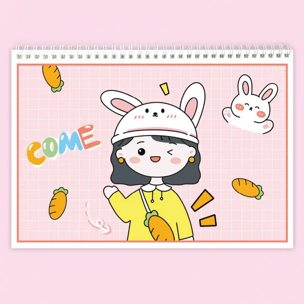 Scrapbook Notebook Non-page-dropping Cartoon Handbook Non-scratching A4/A5 Adorable Creative Sticker Collection Book DIY
