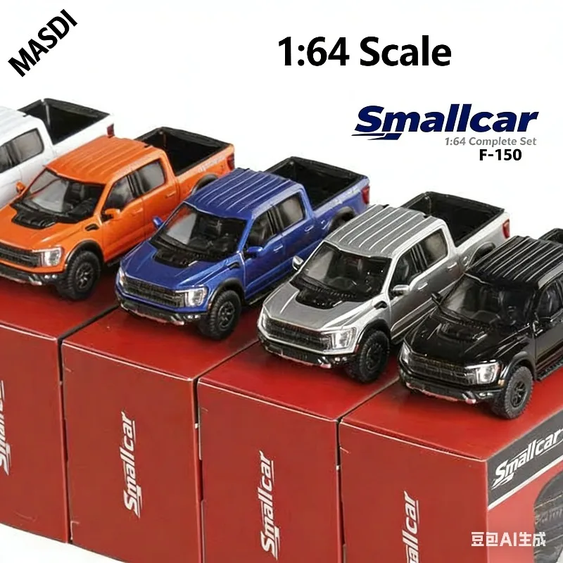 

Миниатюрная модель автомобиля Ford Raptor F150 в масштабе 1:64, статическая, из сплава, для коллекции, подарок для мальчиков, игрушка, предмет декора.