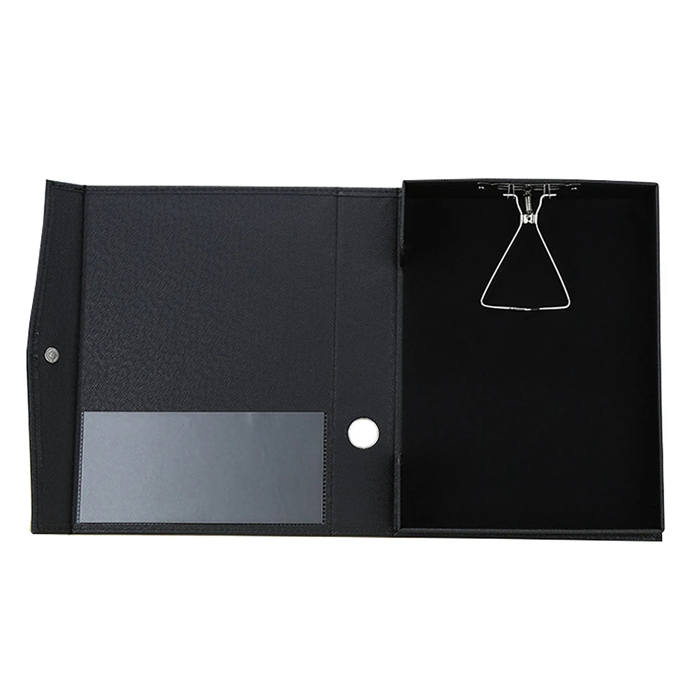 

File Box A4 Paper Clip Board Profile Clipboard Folder Business PU Holder Office