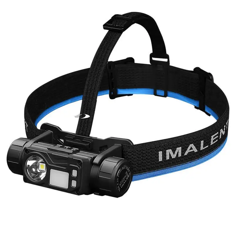 IMALENT HT50 Headlight 3000Lumen Lightweight Lantern Flashlights USB-C Rechargeable Dual Light Sources Headlamp Built-in Battery