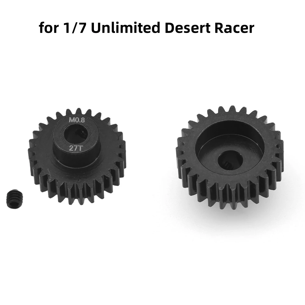 Motor Teeth for 1/7 Unlimited Desert Racer Rear Straight Axle Short Card Motor Gear RC Car Accessories