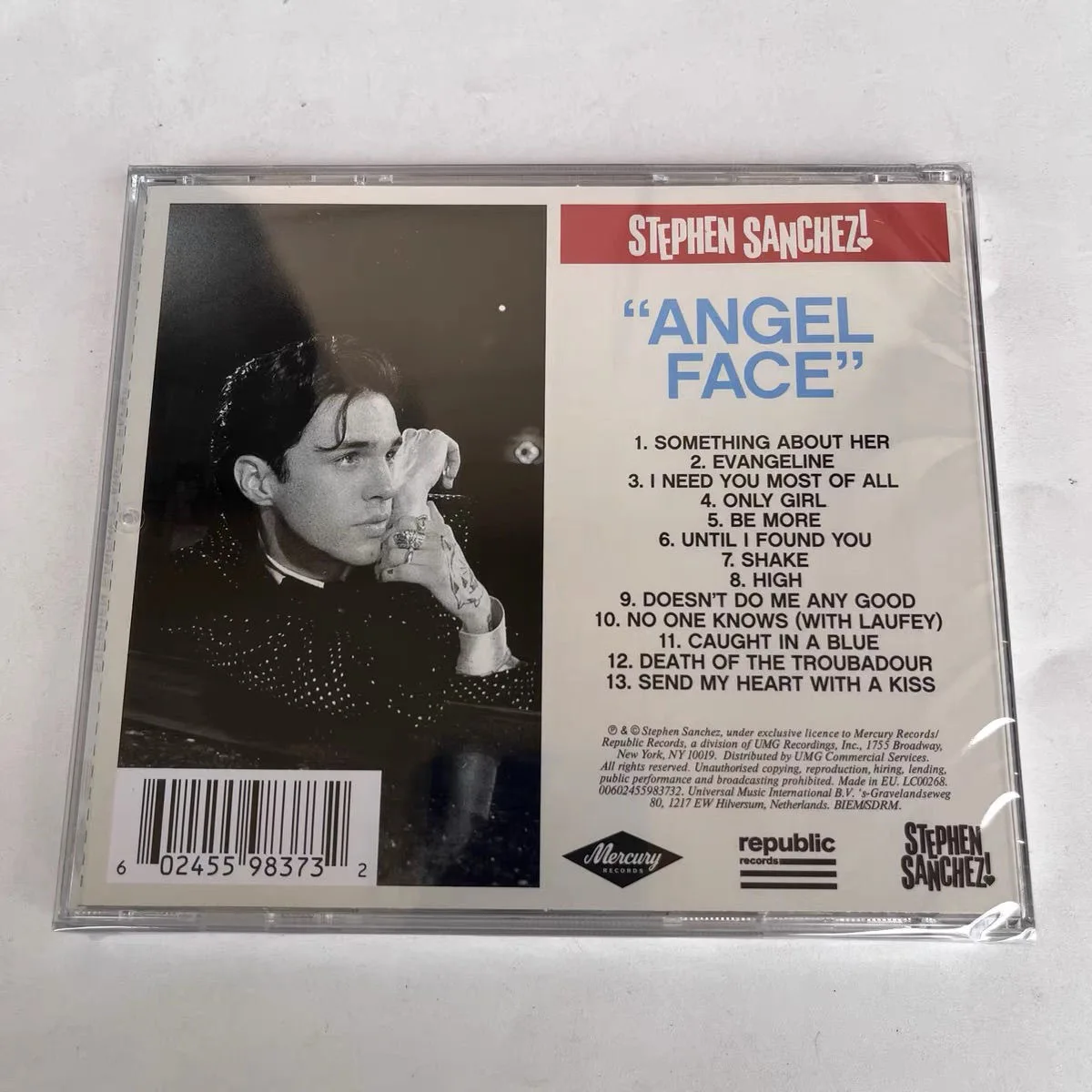 ستيفين سانتوس قرص تسجيل موسيقى للسيارة ، ألبوم وجه ملاك ، حتى وجدت لك تأثيري ، قرص مدمج ، جهاز alkman ، هدايا صندوق الصوت ، جديد