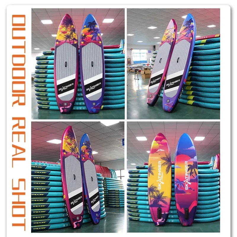 Skatinger Stand up Paddle Surfboard Inflatable Drop Stitch SAP Board for Surfing Enthusiasts