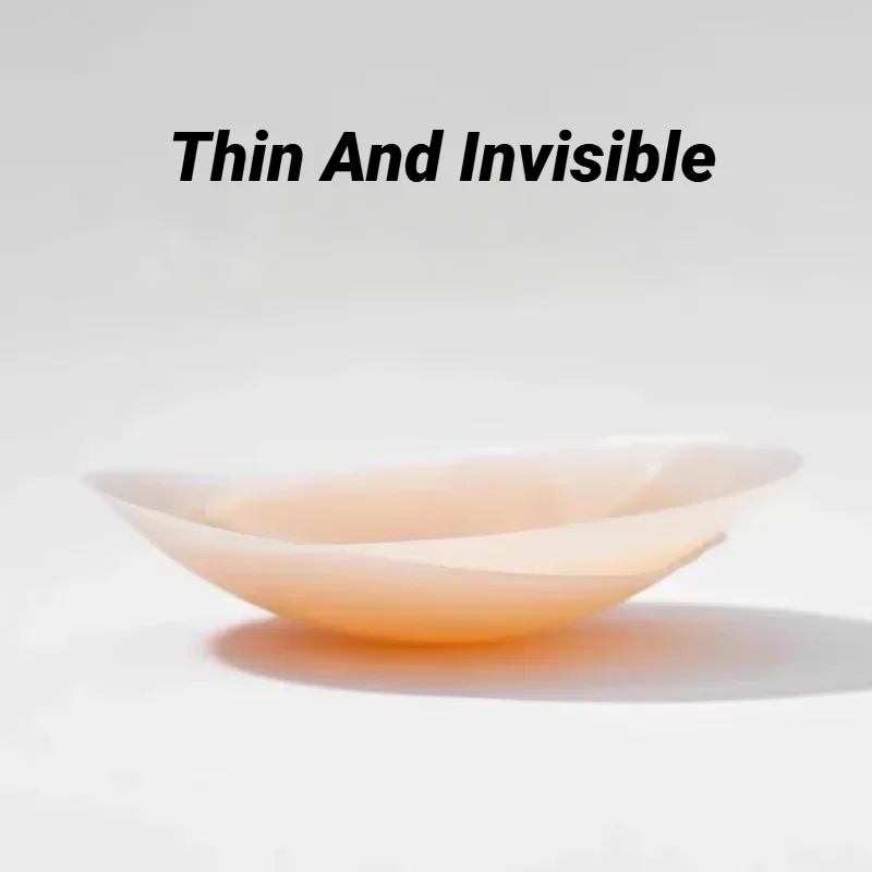 Reusable Breast Petals Nipple Cover Invisible Petal Strapless Backless Bra Silicone Seamless Pasties Glue-Free Self-Adhesive