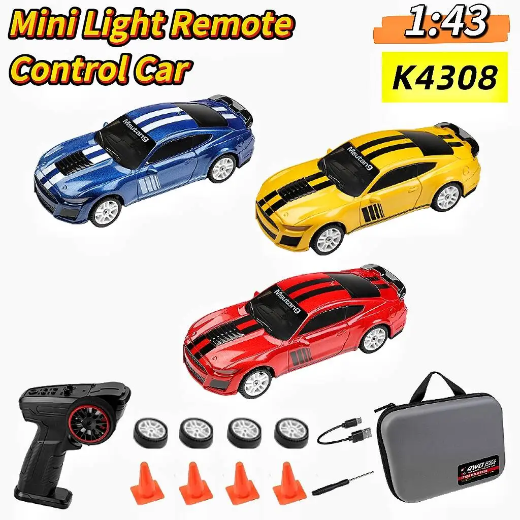 

WLtoys Новый K4308 Автомобиль с дистанционным управлением 1/43 с подсветкой 2,4G Пульт дистанционного управления Спортивный автомобиль Дрифтинг Автомобиль Модель полного привода Подарок