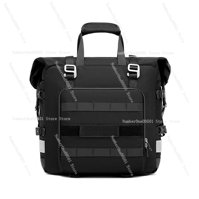 

Быстросъемная водонепроницаемая сумка-кофр для мотоцикла/велосипеда на боковую раму/заднее сиденье, большая вместимость, прочная, легко устанавливается