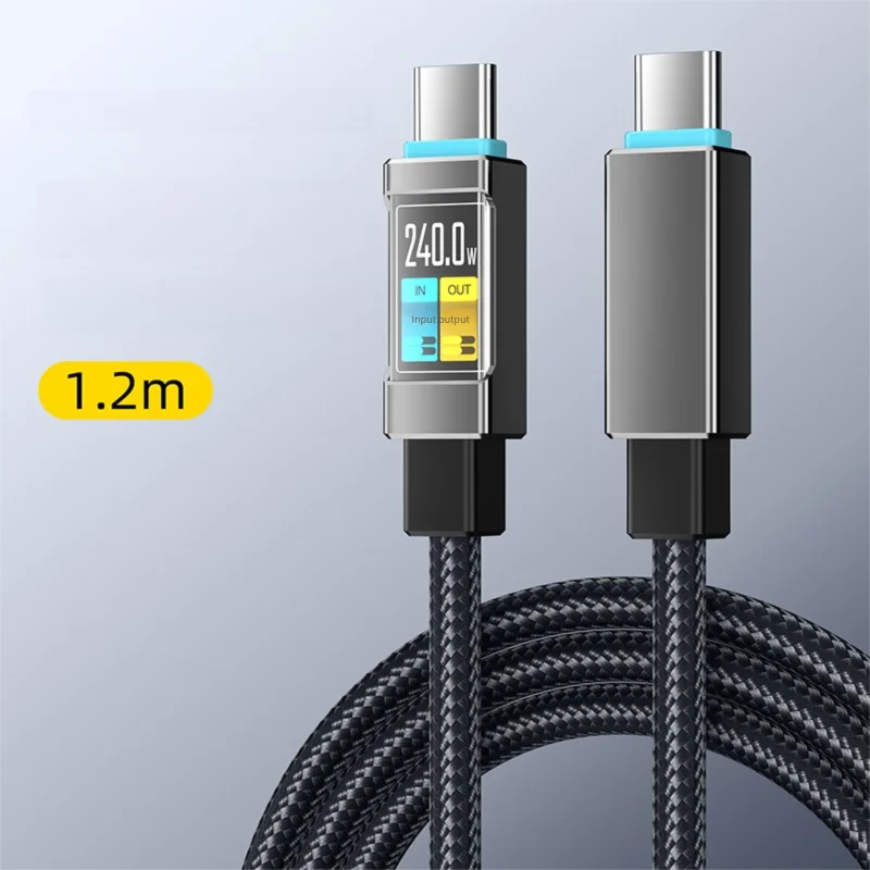 100W USB-C to USBC Mobile Fast Charging Data Cable Suitable for iPhone 15 Samsung Huawei Xiaomi OPPO Phone Type-C Charging Cable