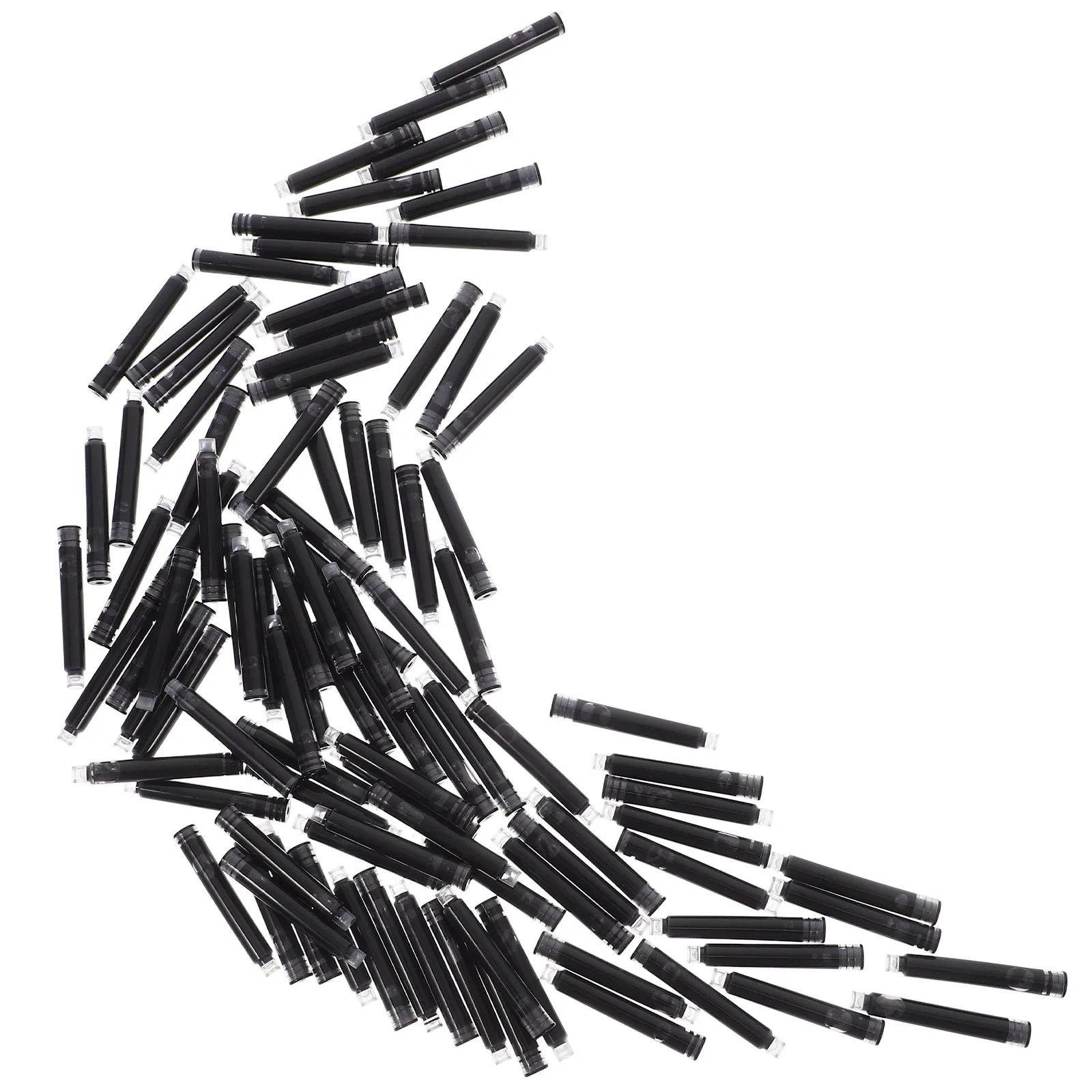 100Pcs Erasable Fountain Pen Ink Refill Fade Resistant Easy Erase Convenient Carry Fountain Pen Refills Bulk Pack