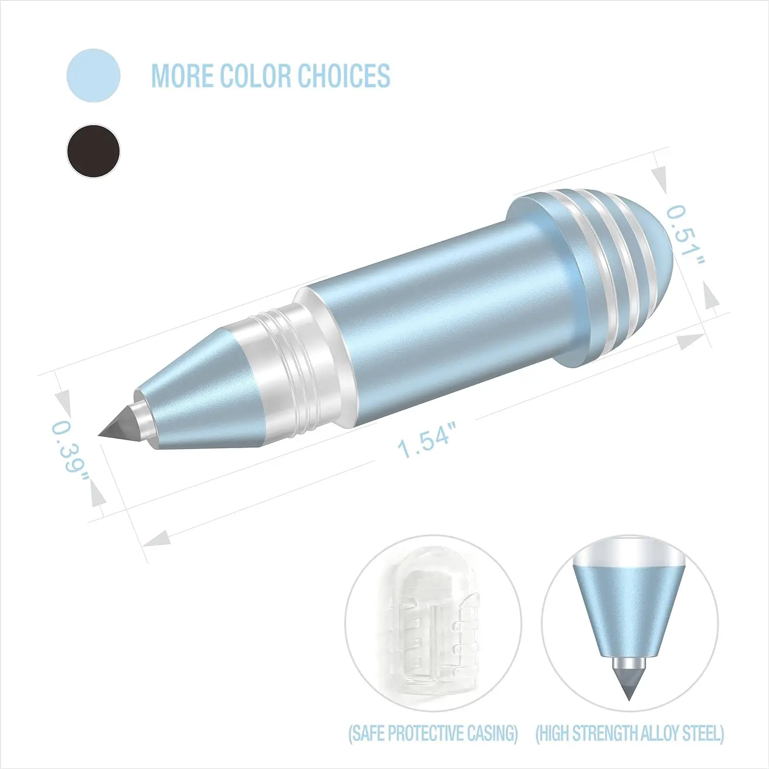 Engraving Tip Tool for Cricut Joy, with 2 Color & 7 Lovely Blank Tags, Shape of Dog Bone, Heart, Circle, Star, Fish, Ova