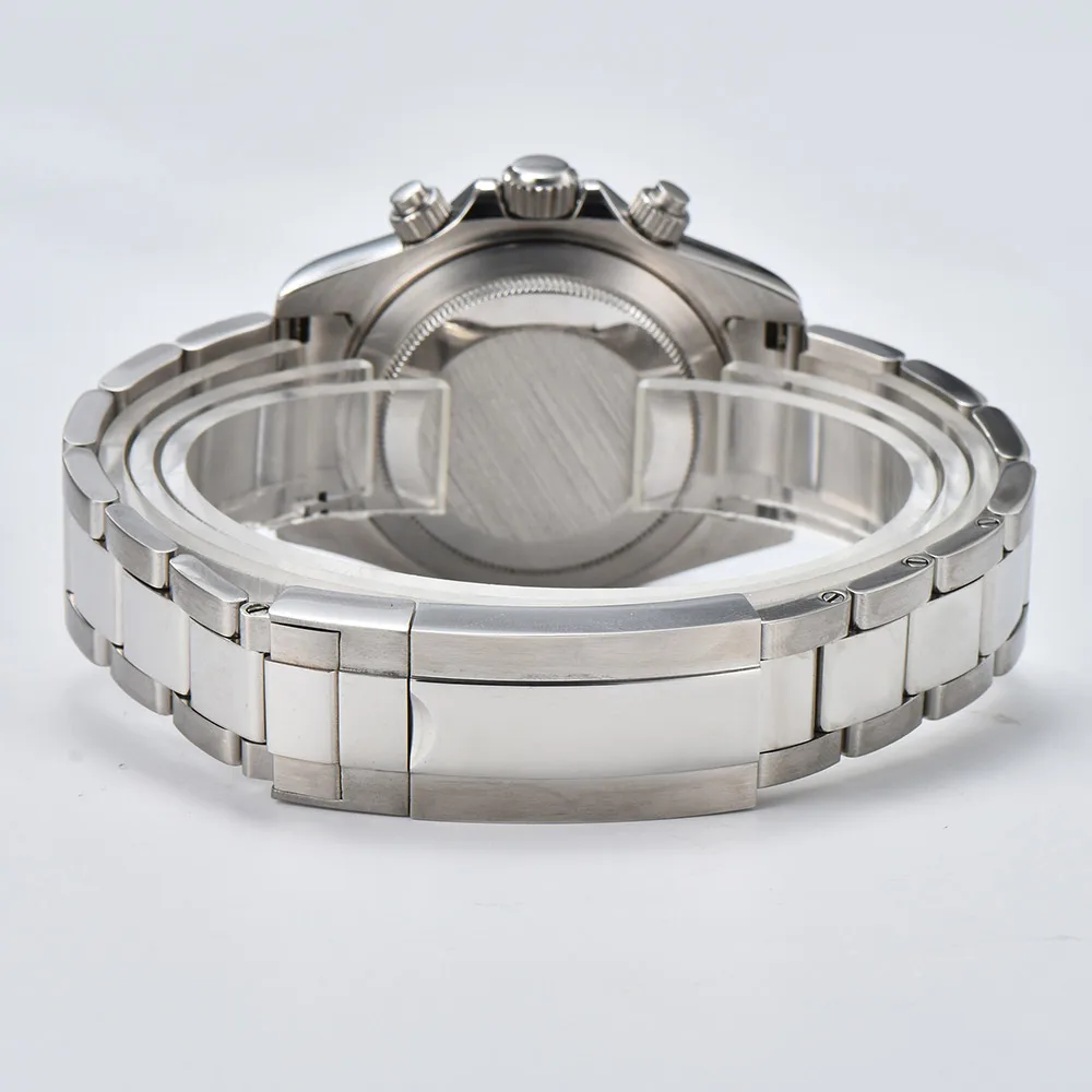 Lusso VK63 OROLOGIO 39mm cronografo al quarzo orologio da lavoro da uomo VK Serie 63 Sport vetro zaffiro lunetta in ceramica inserto orologio da uomo