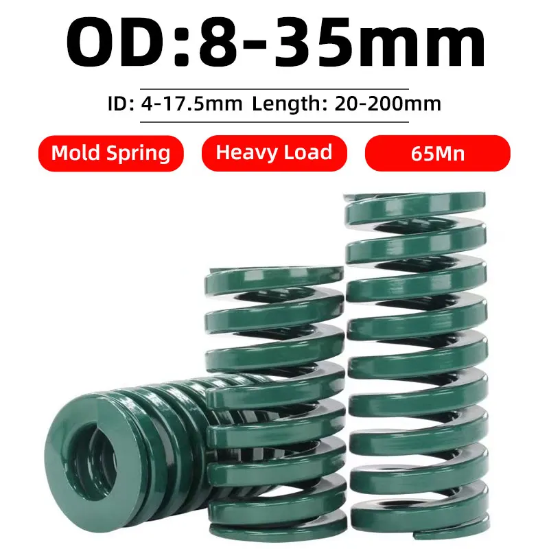 

1PCS Green Spiral Stamping Spring Coil Compressed Spring Release Pressure For for Mechanical Equipment 3D Printer Accessories