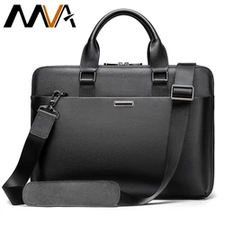 MVA-Sac à Main en Cuir group pour Homme, Sacoche d'Affaires pour Ordinateur Portable, de Bureau, 13.3 Pouces, 7355