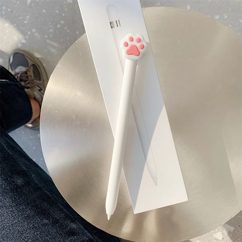 실리콘 연필 케이스 Apple Pencil 1세대 또는 2세대 또는 연필 USB-C 또는 연필 프로용 귀여운 태블릿 스타일러스 보호 커버